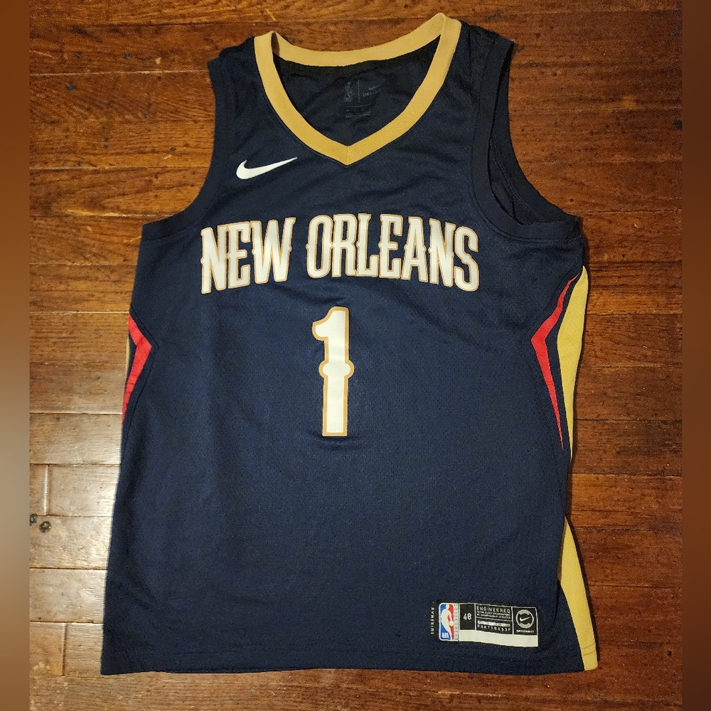 New Orleans Pelicans Zion Williamson Nike Swingman Men's sz 48 Jersey